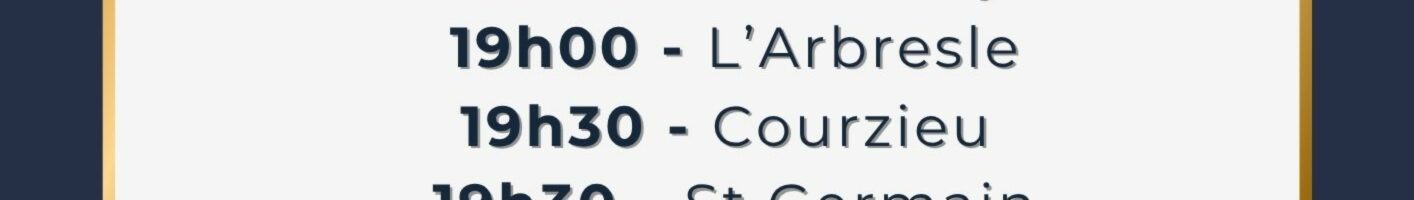 Messes de Noël 2025