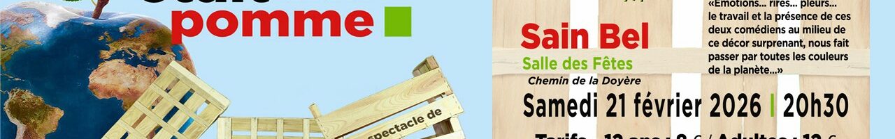 Théâtre à Sain-Bel samedi 21 février