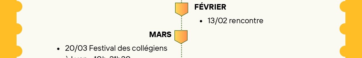Aumônerie Jacques Cœur – planning annuel
